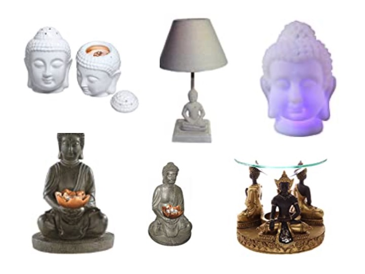 Lampe Buddha