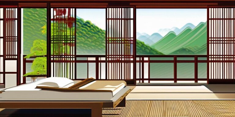 Japanischer Raumteiler: Funktionale Trennung mit fernöstlichem Charme