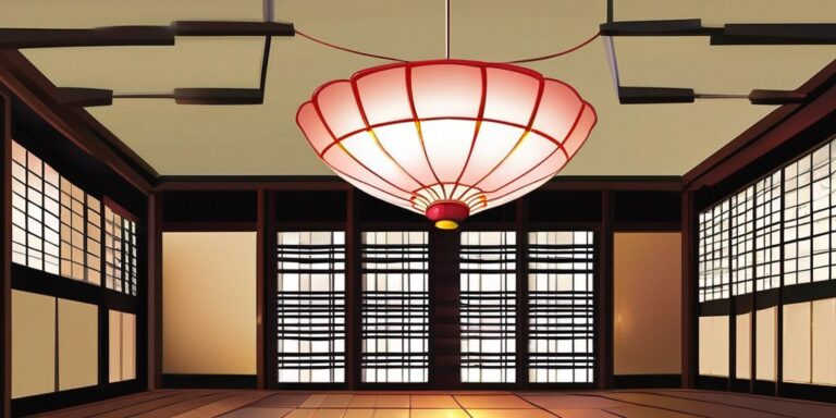 Japanische Deckenlampe: Ästhetisches Licht für jeden Raum